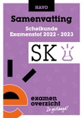 Samenvatting Scheikunde Examen HAVO 2023