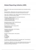 Global Reporting Initiative &lpar;GRI&rpar; questions and answers graded A&plus; 2025&sol;2026