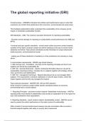 The global reporting initiative &lpar;GRI&rpar;   questions and answers graded A&plus; 2025&sol;2026