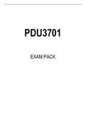 PDU3701 EXAM PACK 2023