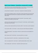 Boat Smart Module 1 Questions Answered & Graded