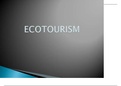 Ecotourism 