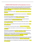AWHONN PEOP Mods 2022 Test Prep Questions & Answers&period;