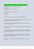 Boat smart Exam Questions And Correct Answers 