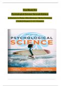 TEST BANK for Psychological Science&comma; 7th Edition by Phelps & Berkman&comma; All 15 Chapters Covered&comma; Verified Latest Edition
