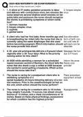 2024 HESI MATERNITY OB EXAM VERSION 1 LATEST  QUESTIONS AND CORRECT ANSWERS &vert;ALREADY GRADED A&plus; &vert; GET IT 100&percnt; ACCURATE