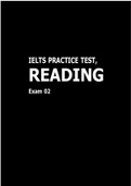 IELTS Practice Test (Reading) Exam 2, Answered