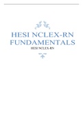 HESI NCLEX-RN FUNDAMENTALS &sol; HESI NCLEX-RN