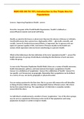 NUR 455 IHI TA 101&semi; Introduction to the Triple Aim for Populations