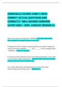 CORPORALS COURSE COMP 2 WITH CORRECT ACTUAL QUESTIONS AND CORRECTLY  WELL DEFINED ANSWERS LATEST 2024 &ndash; 2025  ALREADY GRADED A&plus; 