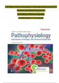 Test Bank For Davis Advantage for Pathophysiology Introductory Concepts and Clinical Perspectives 3rd Edition By Theresa Capriotti&comma; All 42 Chapters Covered&comma; Verified Latest Edition ISBN&colon; 9781719648592