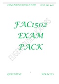 FAC1502 EXAM PACK 2022 Graded A+ 