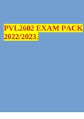 PVL2602 EXAM PACK 2022/2023.