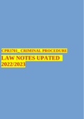 CPR3701_ CRIMINAL PROCEDURE LAW NOTES UPATED 2022/2023