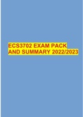 ECS3702 EXAM PACK AND SUMMARY 2022/2023