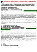 Psych&sol;Mental Health Exit HESI &ndash; Saunders  EXAM  with RATIONALE 