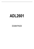 ADL2601 EXAM PACK 2022