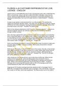 FLORIDA 4-40 CUSTOMER REPRESENTATIVE &lpar;CIR&rpar; LICENSE &ndash; ENGLISH