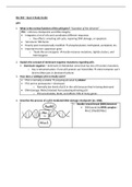 Bio 360 (Molecular Bio of Cancer) - Quiz 4 Study Guide 