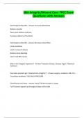 Skin Integrity&sol;Wound Care- FPCC Exam Questions&semi; with Answers