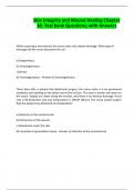 Skin Integrity and Wound Healing Chapter 36&colon; Test Bank Questions&semi; with Answers