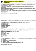 Multidimensional Care Exam 1 CORRECTLY ANSWERED
