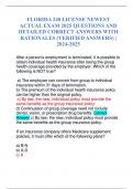 FLORIDA 240 LICENSE NEWEST ACTUAL EXAM 2025 QUESTIONS AND DETAILED CORRECT ANSWERS WITH RATIONALES &lpar;VERIFIED ANSWERS&rpar; &vert; 2024-2025