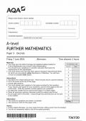AQA A LEVEL FURTHER MATHEMATICS QUESTION PAPER 3 2024 &lpar;7367&sol;3D&rpar; 