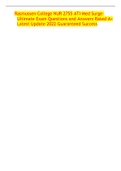 Rasmussen College NUR 2755 ATI-Med Surge-Ultimate Exam Questions and Answers Rated A&plus; Latest Update 2022 Guaranteed Success