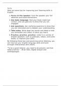 Importance of listening in english 
