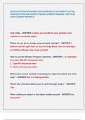 AUTOCAD CERTIFICATION EXAM 2024&sol;2025NEWEST&excl;&excl; 400 COMPLETE ACTUAL  EXAM QUESTIONS AND CORRECT ANSWERS &lpar;VERIFIED ANSWERS &rpar; AND STUDY  GUIDE &sol;ALREADY GRADED A&plus;&period;