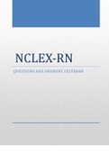 NCLEX RN QUESTIONS AND ANSWERS TESTBANK