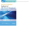 HANDBOOK FOR BRUNNER & SUDDARTH’S Textbook of Medical-Surgical Nursing TWELFTH EDITION E-BOOK