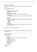 Aantekeningen van alle hoorcolleges en werkgroepen van MOV (methode van onderzoek) 