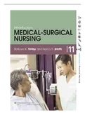 Introductory Medical-Surgical Nursing, 11e workbook