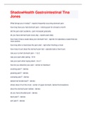 ShadowHealth Gastrointestinal Tina Jones