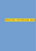 MNO3701 TESTBANK 2022