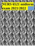 NURS 6521 midterm exam 2021/2022