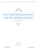 TEST BANK PHARMACOLOGY AND THE NURSING PROCESS