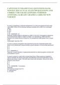 CAPSTONE FUNDAMENTALS QUESTIONS BANK  NEWEST 2024 ACTUAL EXAM 100 QUESTIONS AND  CORRECT DETAILED ANSWERS &lpar;VERIFIED  ANSWERS&rpar; &vert;ALREADY GRADED A&plus;&vert;&vert;BRAND NEW  VERSION