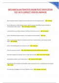MECHANICAL&sol;AUTOMOTIVE ASVAB PICAT VERIFICATION  TEST WITH CORRECT VERIFIED ANSWERS 