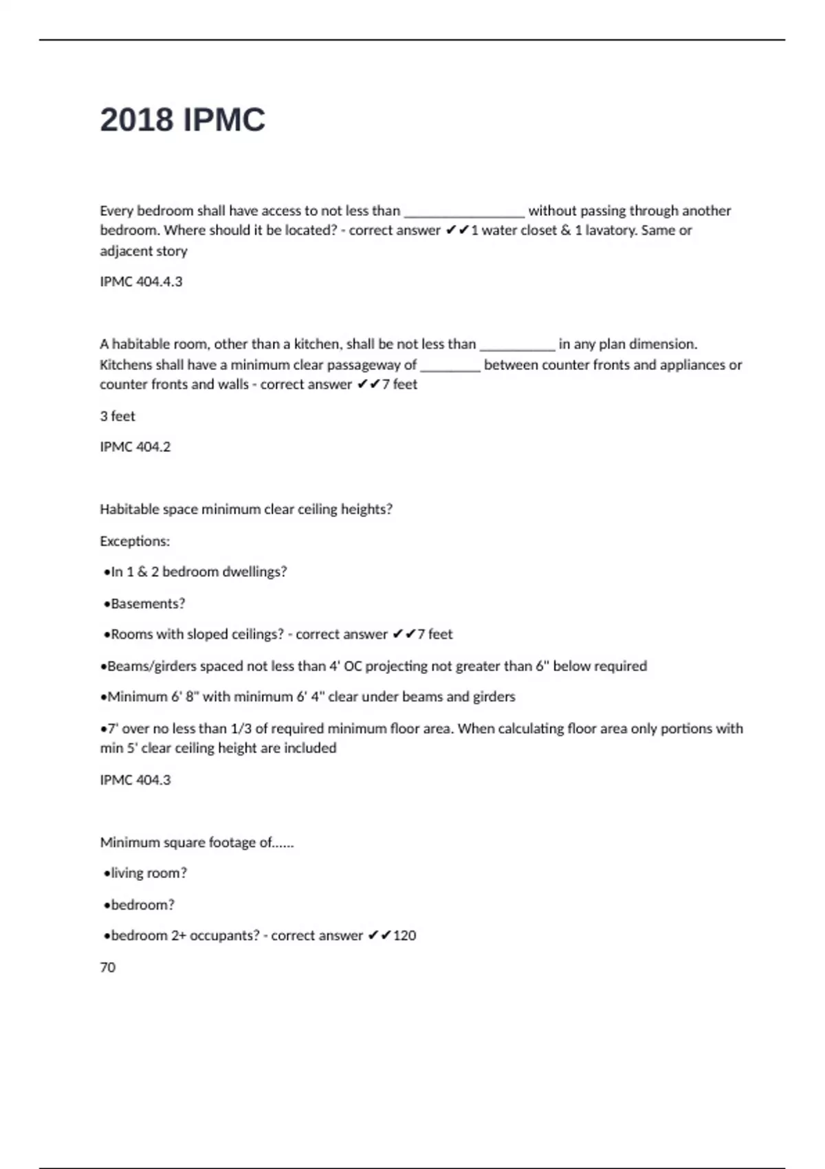 2018 IPMC questions with correct answers graded A+(latest update ...