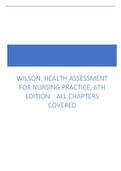 WILSON- HEALTH ASSESSMENT FOR NURSING PRACTICE, 7TH EDITION