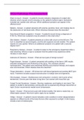 WGU Pathology Pre-Assessment Questins And Answers 2022&sol;2023