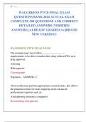 WALGREENS PTCB FINAL EXAM  QUESTIONS BANK 2024 ACTUAL EXAM  COMPLETE 300 QUESTIONS AND CORRECT  DETAILED ANSWERS &lpar;VERIFIED  ANSWERS&rpar; &vert;ALREADY GRADED A&plus;&vert;&vert;BRAND  NEW VERSION&excl;&excl;