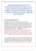 MI LIFE PRODUCER FINAL EXAM  QUESTIONS BANK NEWEST 2024 ACTUAL  EXAM COMPLETE 300 QUESTIONS AND  CORRECT DETAILED ANSWERS &lpar;VERIFIED  ANSWERS&rpar; &vert;ALREADY GRADED A&plus;&vert;&vert;BRAND  NEW VERSION&excl;&excl;