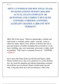 MPTC LYNNFIELD 2ND ROC FINAL EXAM-  INVESTIGATIONS NEWEST 2024-2025  ACTUAL EXAM COMPLETE 100  QUESTIONS AND CORRECT DETAILED  ANSWERS &lpar;VERIFIED ANSWERS&rpar;  &vert;ALREADY GRADED A&plus;&vert;&vert;BRAND NEW  VERSION&excl;&excl; 