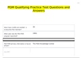PGM Qualifying Practice Test Questions 2022&sol;2023 &vert; Verified Questions With 100&percnt; Correct Answers