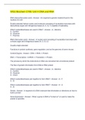 WGU Biochem C785&colon; Unit 4 DNA and RNA Questions And Answers 2022&sol;2023