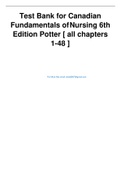 Canadian Fundamentals ofNursing 6th Edition Potter &lbrack; all chapters 1-48 
